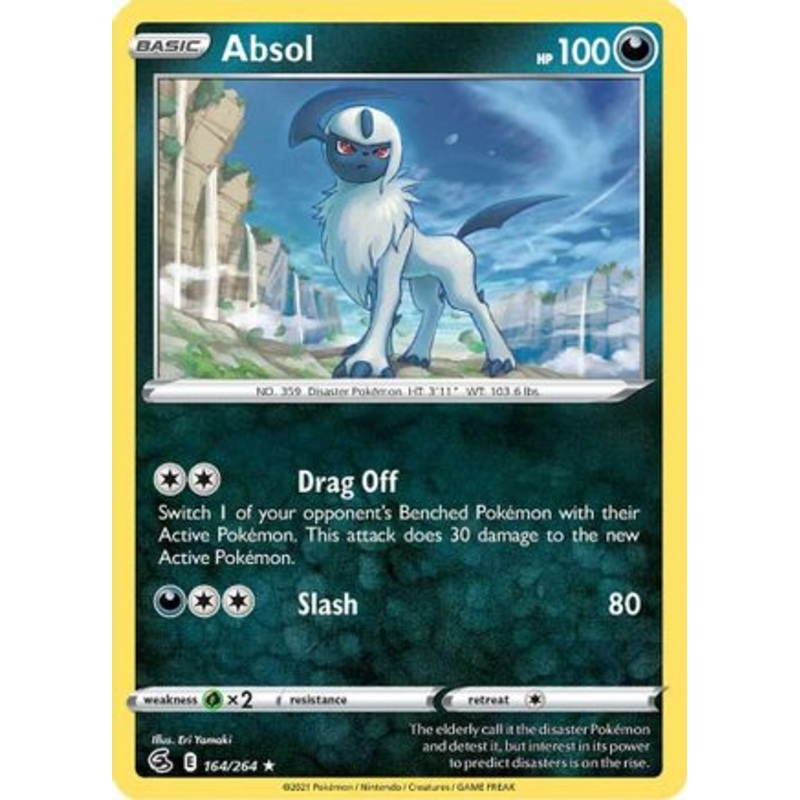 Absol (164/264) [Sword & Shield: Fusion Strike] Reverse Holofoil