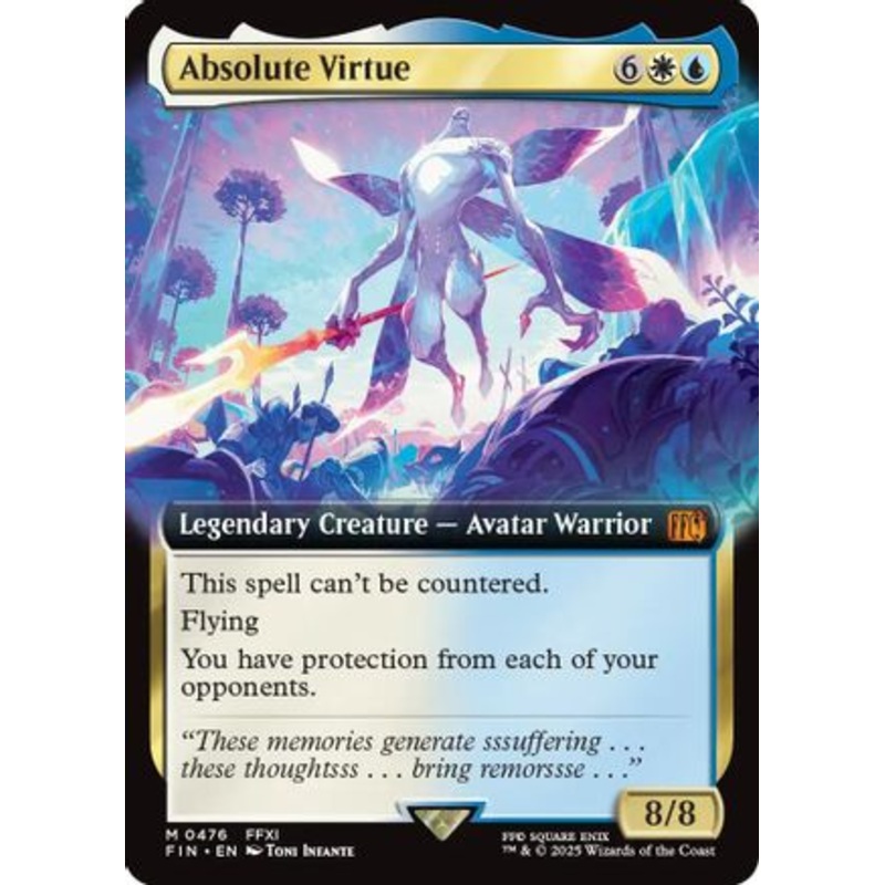 Absolute Virtue (Extended Art) (476) Foil – FINAL FANTASY