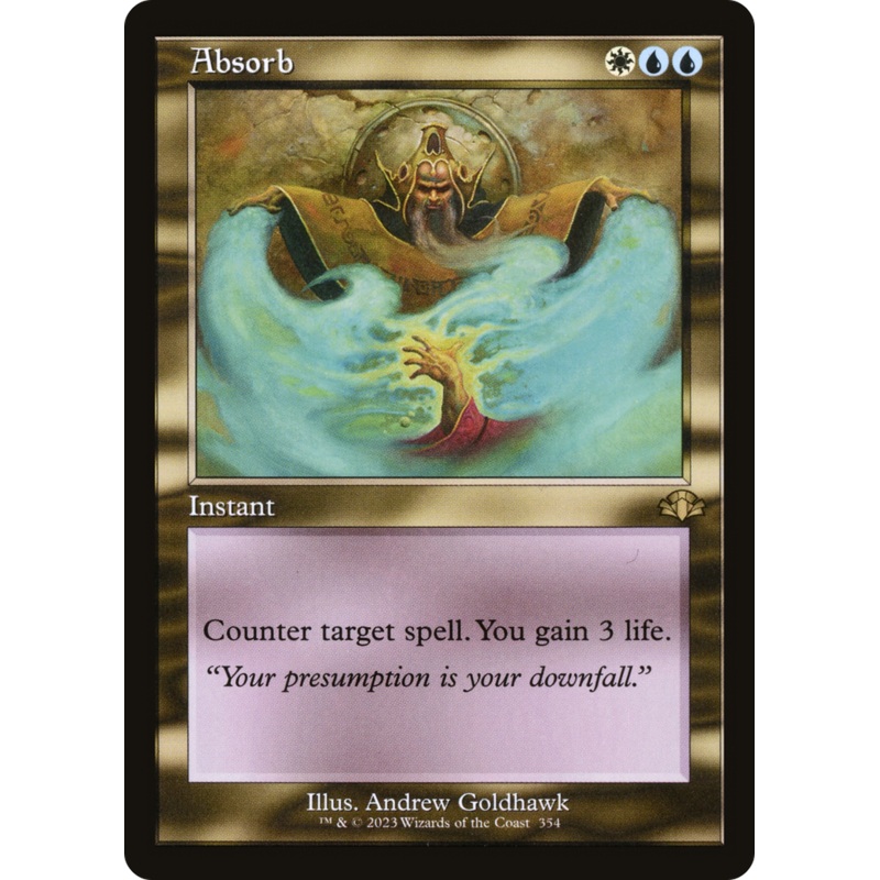 Absorb (Retro) [Dominaria Remastered] Foil