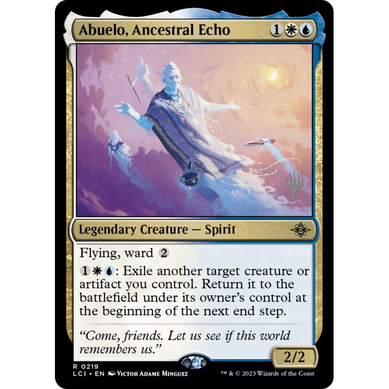 Abuelo, Ancestral Echo (Promo Pack) [The Lost Caverns of Ixalan Promos] Foil