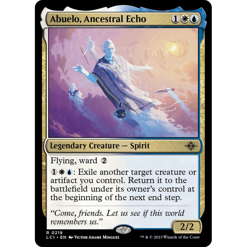 Abuelo, Ancestral Echo [The Lost Caverns of Ixalan] Foil