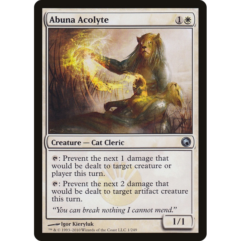 Abuna Acolyte [Scars of Mirrodin]