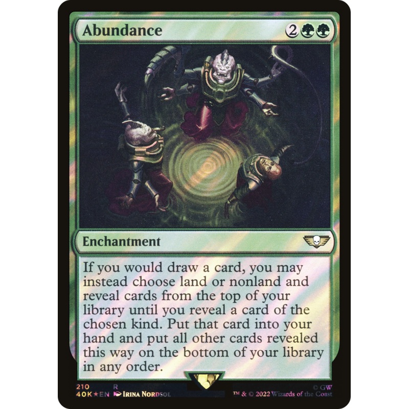 Abundance (Surge Foil) [Warhammer 40,000]
