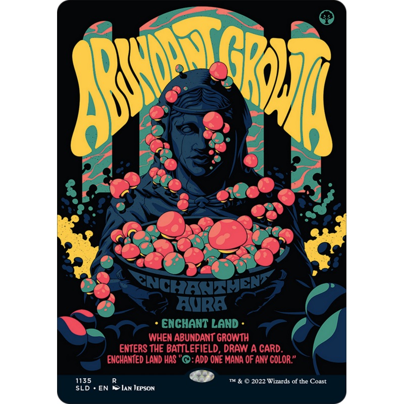 Abundant Growth (Borderless) [Secret Lair Drop Series] Foil