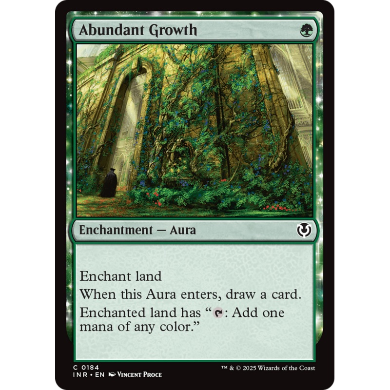 Abundant Growth Foil (184) – Innistrad Remastered