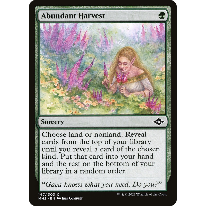 Abundant Harvest [Modern Horizons 2] Foil