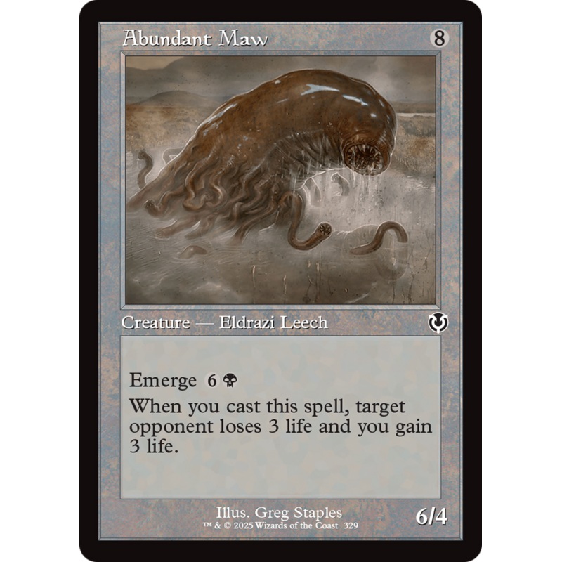 Abundant Maw (Retro Frame) (329) – Innistrad Remastered