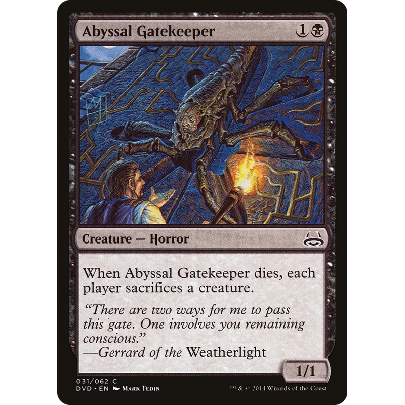 Abyssal Gatekeeper (Divine vs. Demonic) [Duel Decks Anthology]