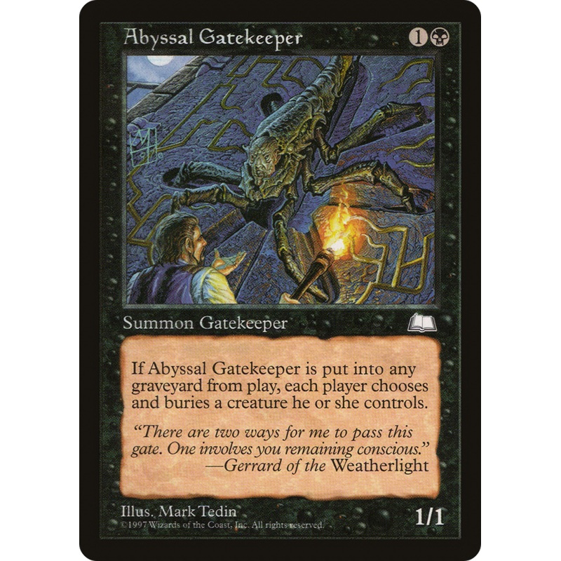 Abyssal Gatekeeper [Weatherlight]