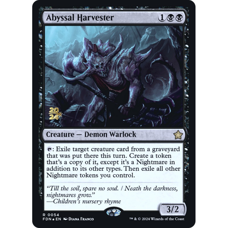 Abyssal Harvester Foil (54S)