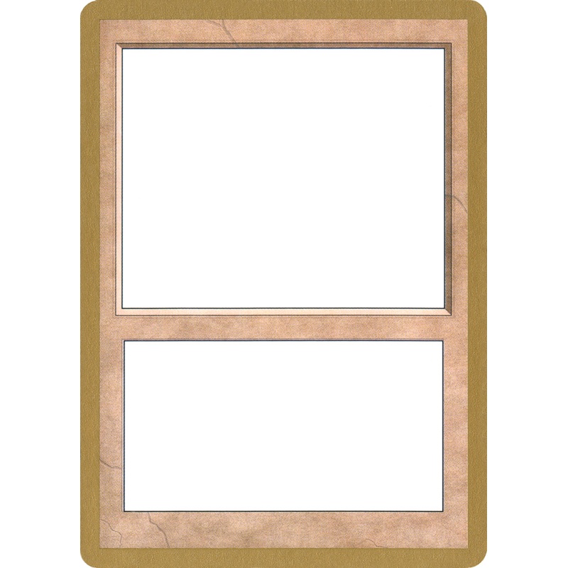 2001 World Championship Blank Card [World Championship Decks 2001]
