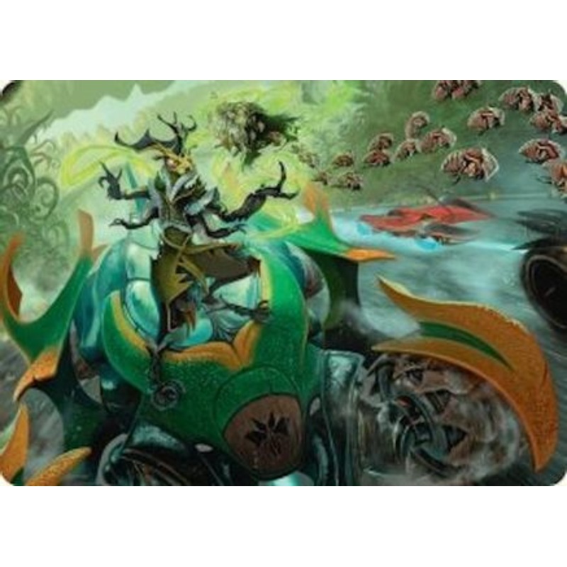 Aatchik, Emerald Radian Art Card (15/54) (015) – Art Series: Aetherdrift