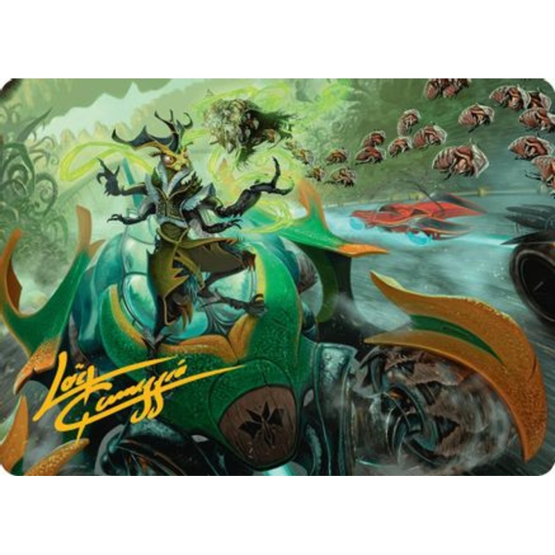 Aatchik, Emerald Radian Art Card (15/54) (Gold-Stamped Signature) (015) – Art Series: Aetherdrift