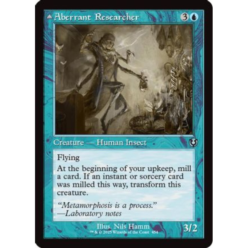 Aberrant Researcher // Perfected Form (Retro Frame) (454) – Innistrad Remastered