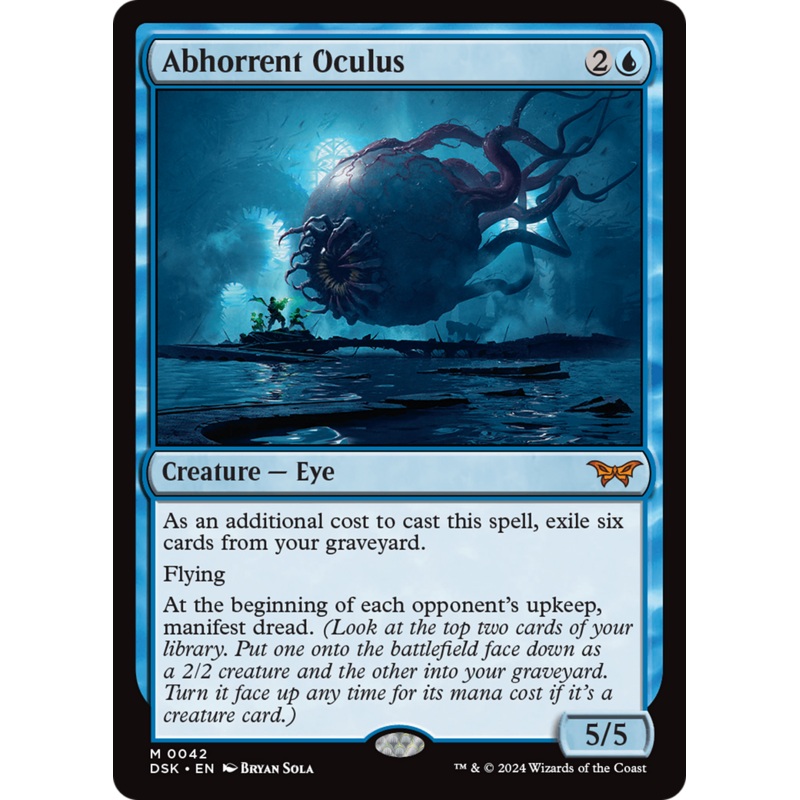 Abhorrent Oculus [Duskmourn: House of Horror] Foil