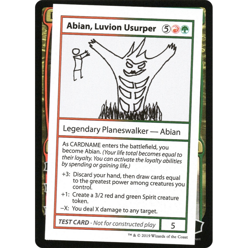 Abian, Luvion Usurper (2021 Edition) [Mystery Booster Playtest Cards]