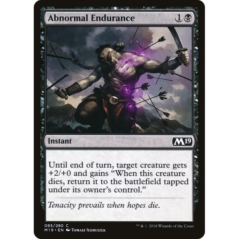 Abnormal Endurance [Core Set 2019]