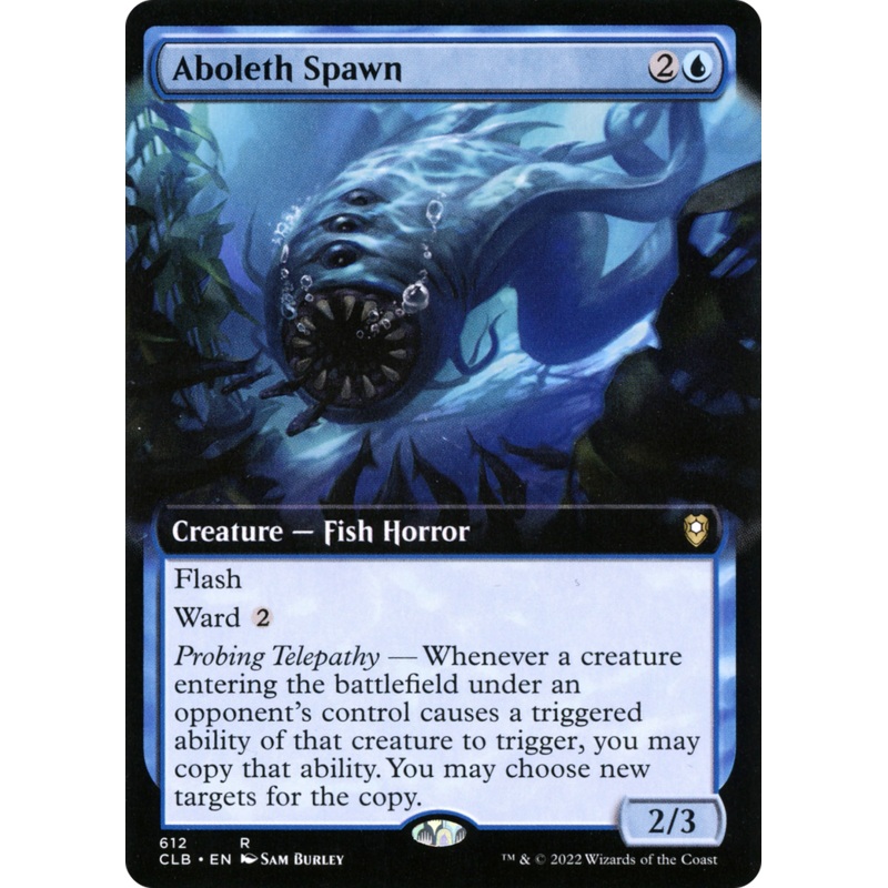 Aboleth Spawn (Extended Art) [Commander Legends: Battle for Baldur’s Gate]