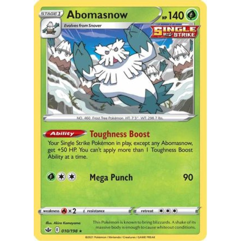 Abomasnow (010/198) [Sword & Shield: Chilling Reign]