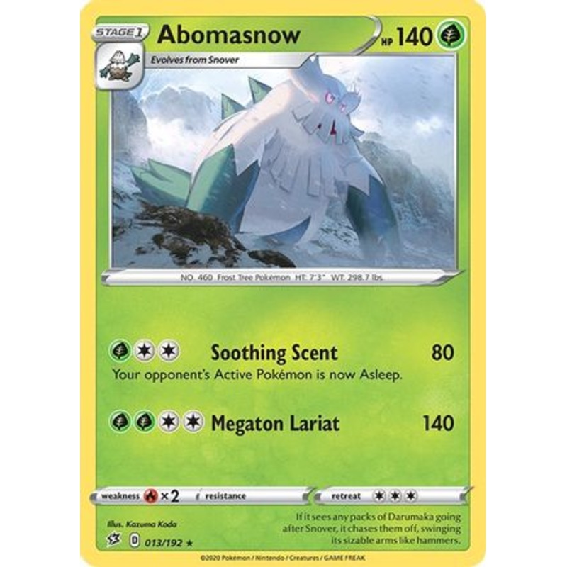 Abomasnow (013/192) [Sword & Shield: Rebel Clash]