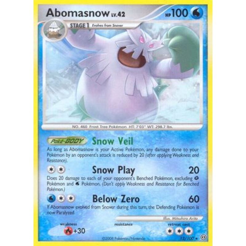 Abomasnow (12/100) [Diamond & Pearl: Stormfront]