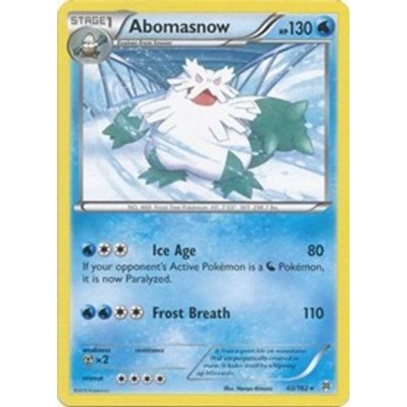 Abomasnow (40/162) [XY: BREAKthrough]