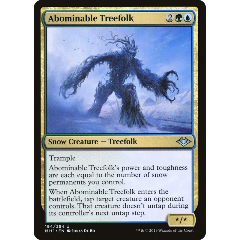 Abominable Treefolk [Modern Horizons]