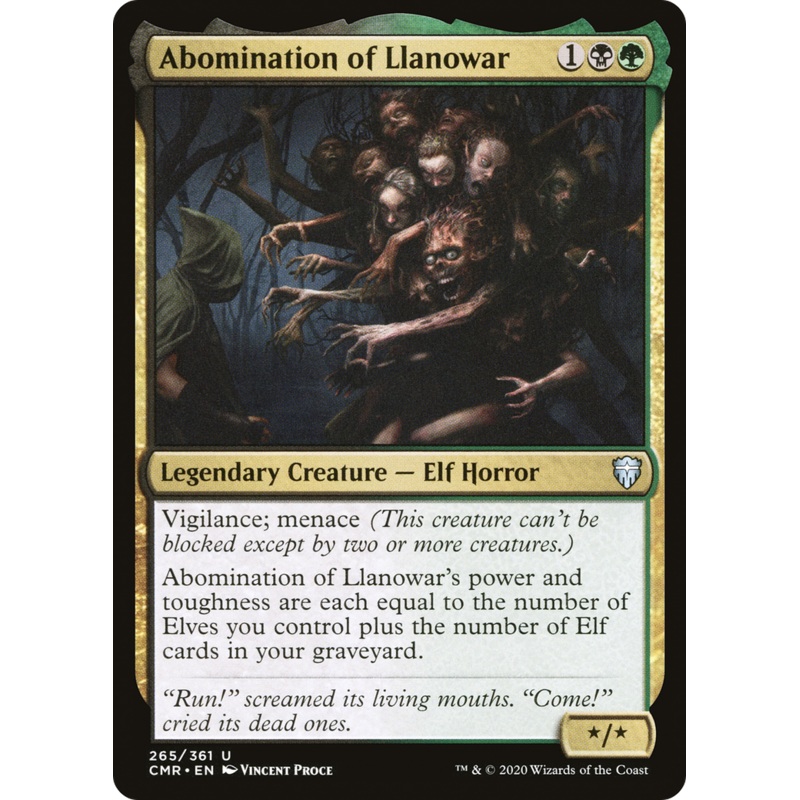 Abomination of Llanowar [Commander Legends]