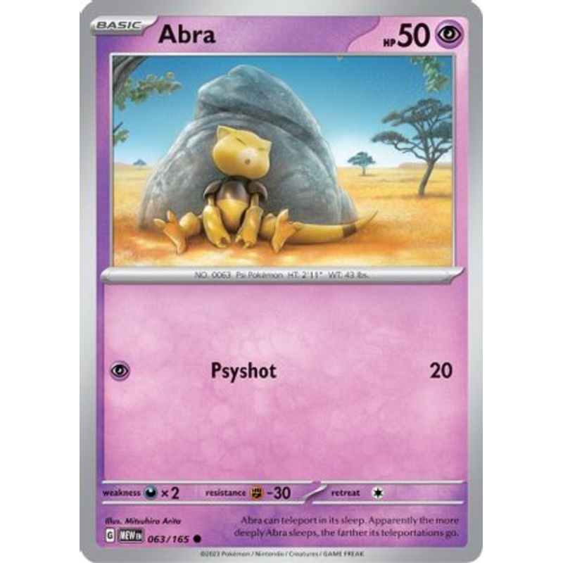 Abra (063/165) [Scarlet & Violet 151]