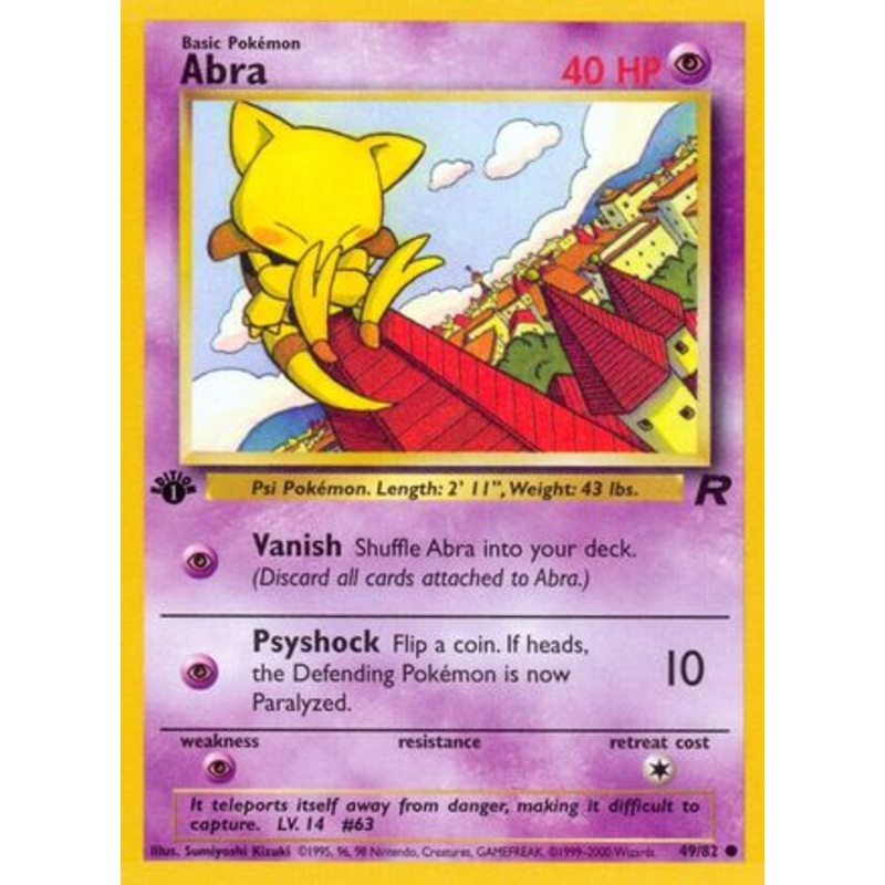 Abra (49/82) [Team Rocket Unlimited]