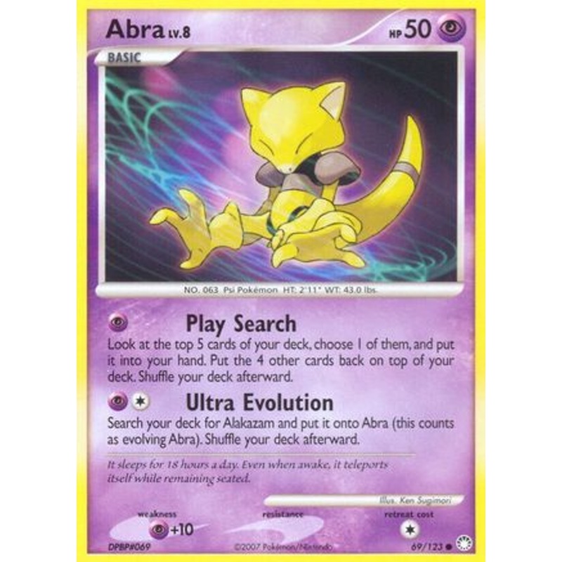 Abra (69/123) [Diamond & Pearl: Mysterious Treasures]