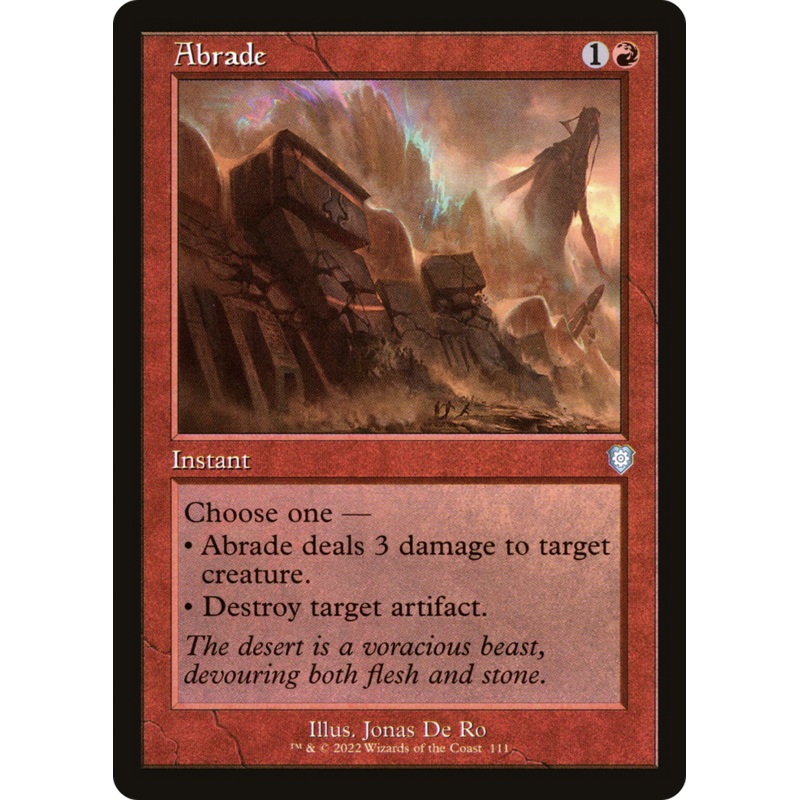 Abrade (Retro) [The Brothers’ War Commander]