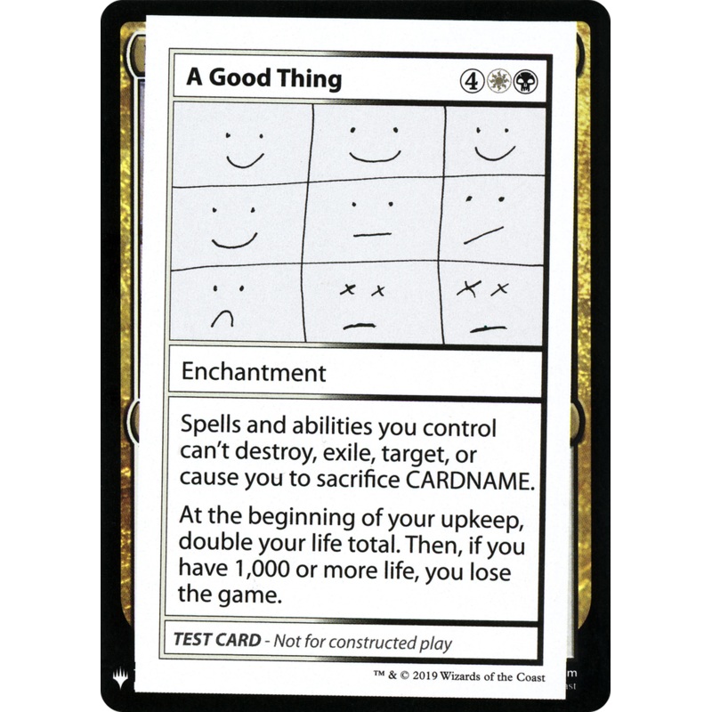 A Good Thing [Mystery Booster Playtest Cards]