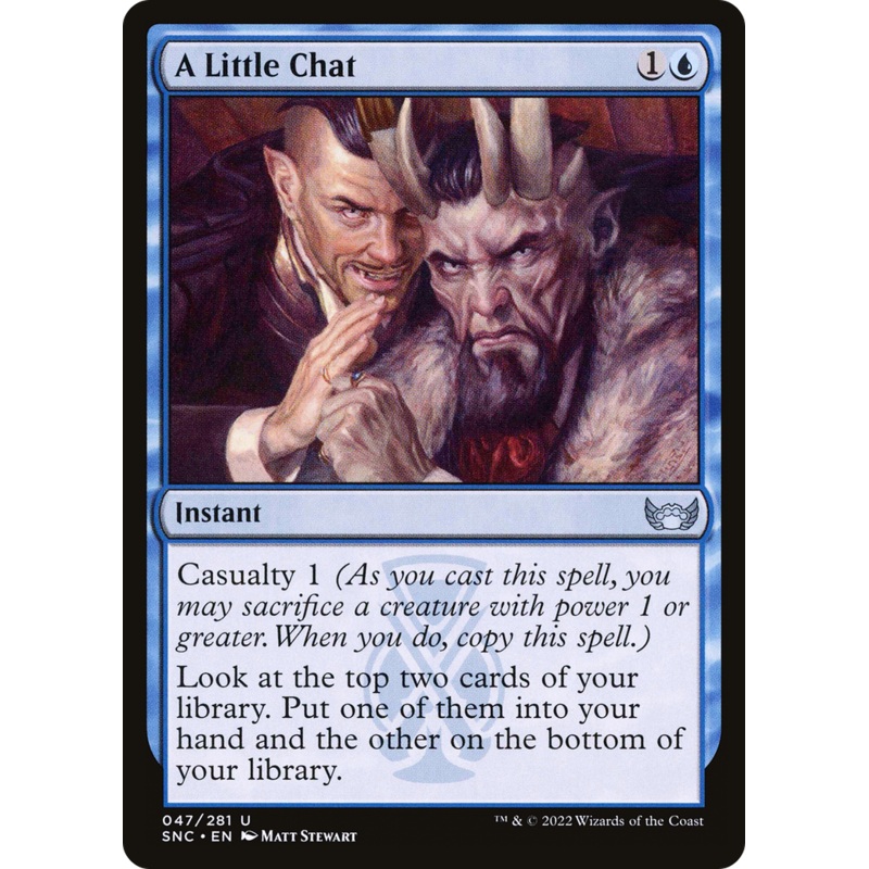 A Little Chat [Streets of New Capenna] Foil