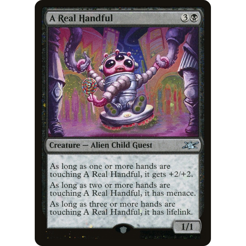 A Real Handful (Galaxy Foil) [Unfinity]