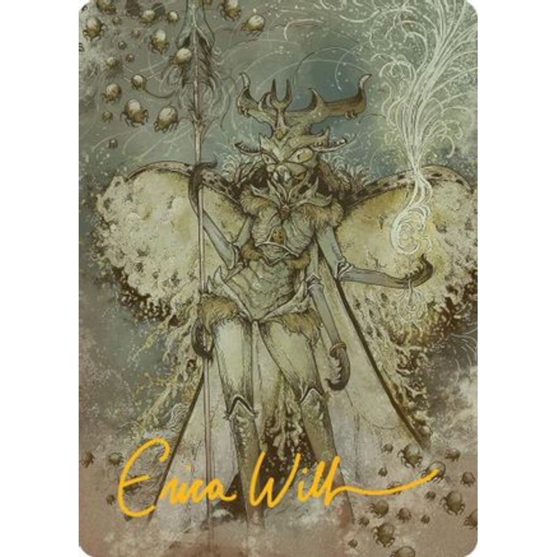 Aatchik, Emerald Radian Art Card (6/54) (Gold-Stamped Signature) (006) – Art Series: Aetherdrift