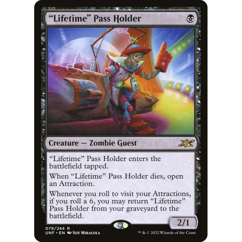“Lifetime” Pass Holder [Unfinity] Foil