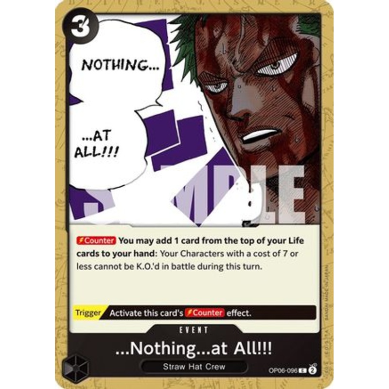 …Nothing…at All!!! (OP06-096)